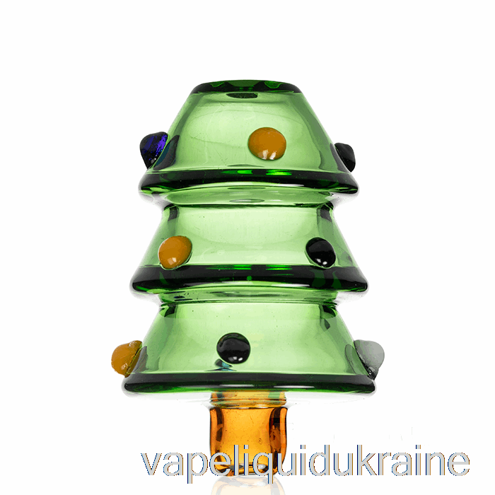 Vape Liquid Ukraine HEMPER Christmas Tree Glass Carb Cap Green
